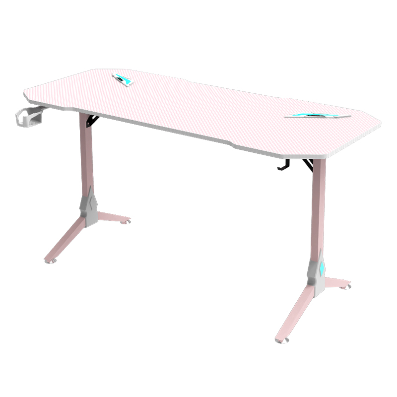 Escritorio para juegos S1-Y de tablero de partículas de 180 cm, diseño ergonómico, respetuoso con el medio ambiente