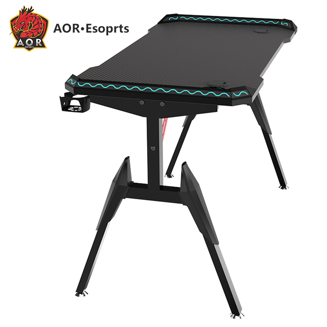 Escritorio de juegos de oficina de diseño ergonómico ecológico en forma de T T1-C