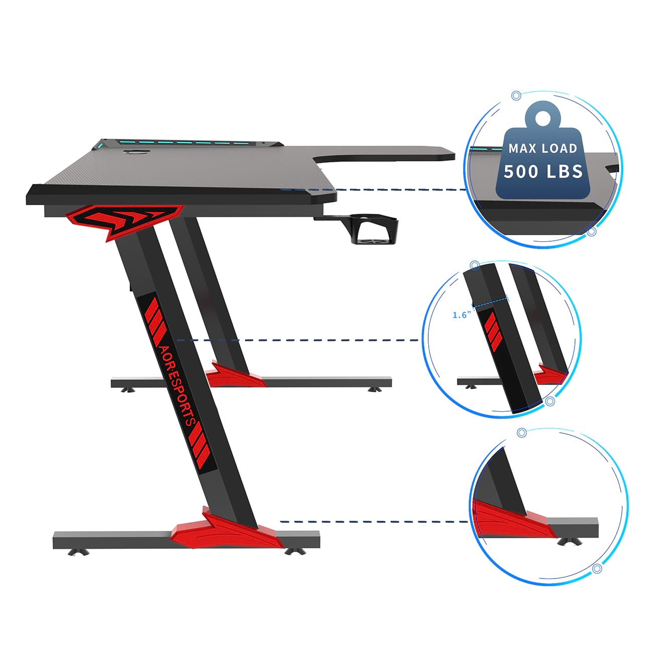 Escritorio ergon&oacute;mico del juego del tablero de part&iacute;culas del grado del dise&ntilde;o P2 para la oficina L1-7