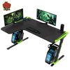 Aor Esports Tablero de partículas ecológico en forma de L con luz RGB, escritorio para juegos de 140/160 cm L1-7
