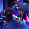 Escritorio para juegos integrado ecológico en forma de R con luz RGB
