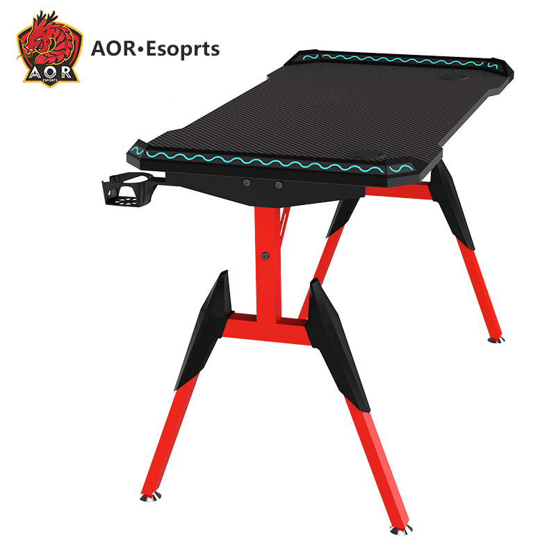Escritorio de juegos de oficina de diseño ergonómico ecológico en forma de T T1-C