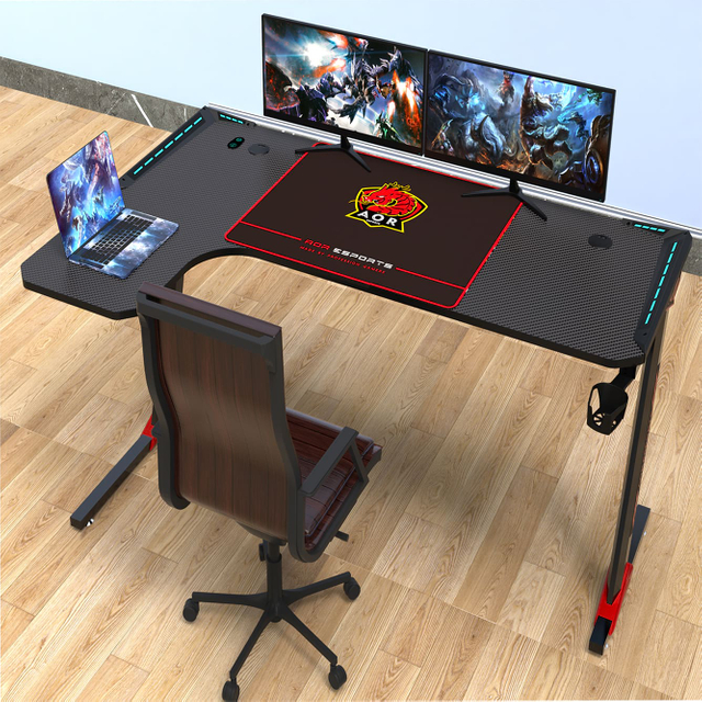 Escritorio ergonómico del juego del tablero de partículas del grado del diseño P2 para la oficina L1-7